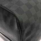 Louis Vuitton Damier Graphite Keepall Bandouliere 55 Boston Bag