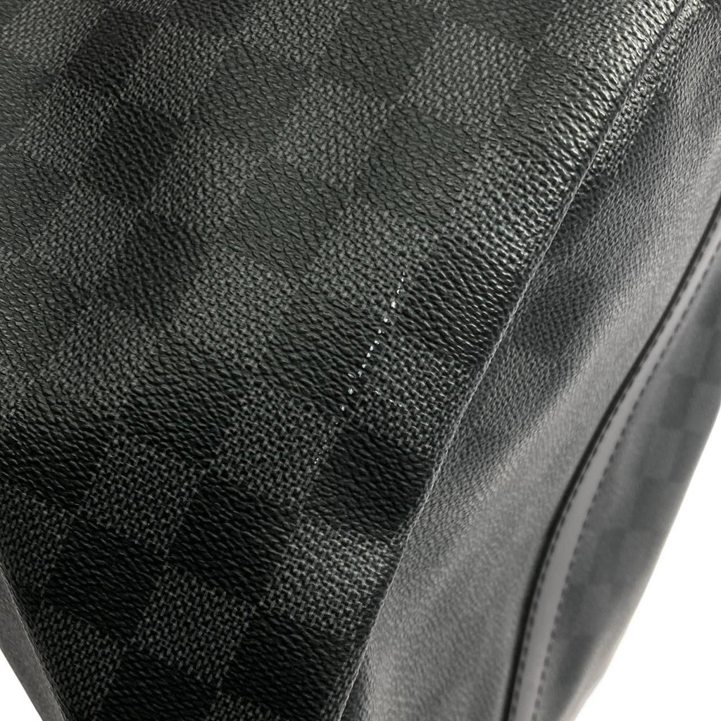 Louis Vuitton Damier Graphite Keepall Bandouliere 55 Boston Bag