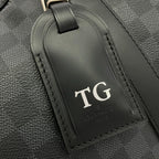 Louis Vuitton Damier Graphite Keepall Bandouliere 55 Boston Bag