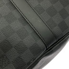 Louis Vuitton Damier Graphite Keepall Bandouliere 55 Boston Bag