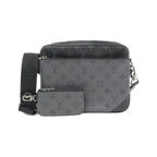 Louis Vuitton Monogram Eclipse Reverse Trio Messenger Shoulder Bag