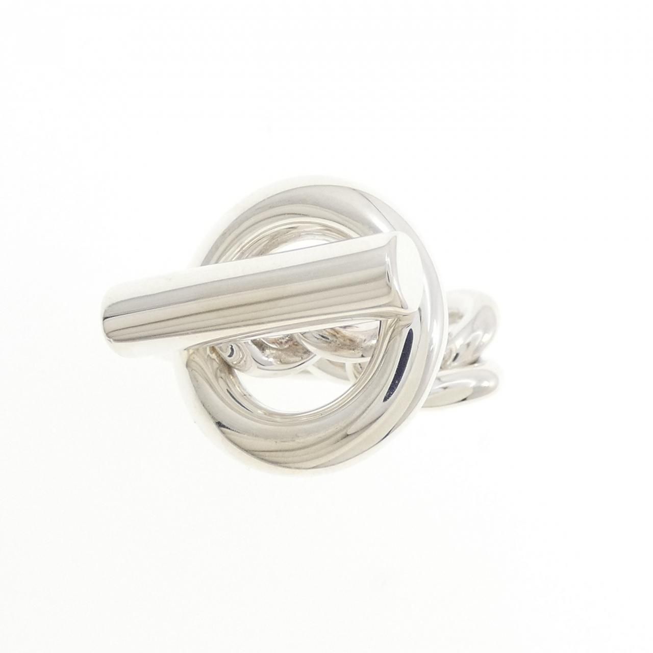 Hermes Croisette Ring Silver