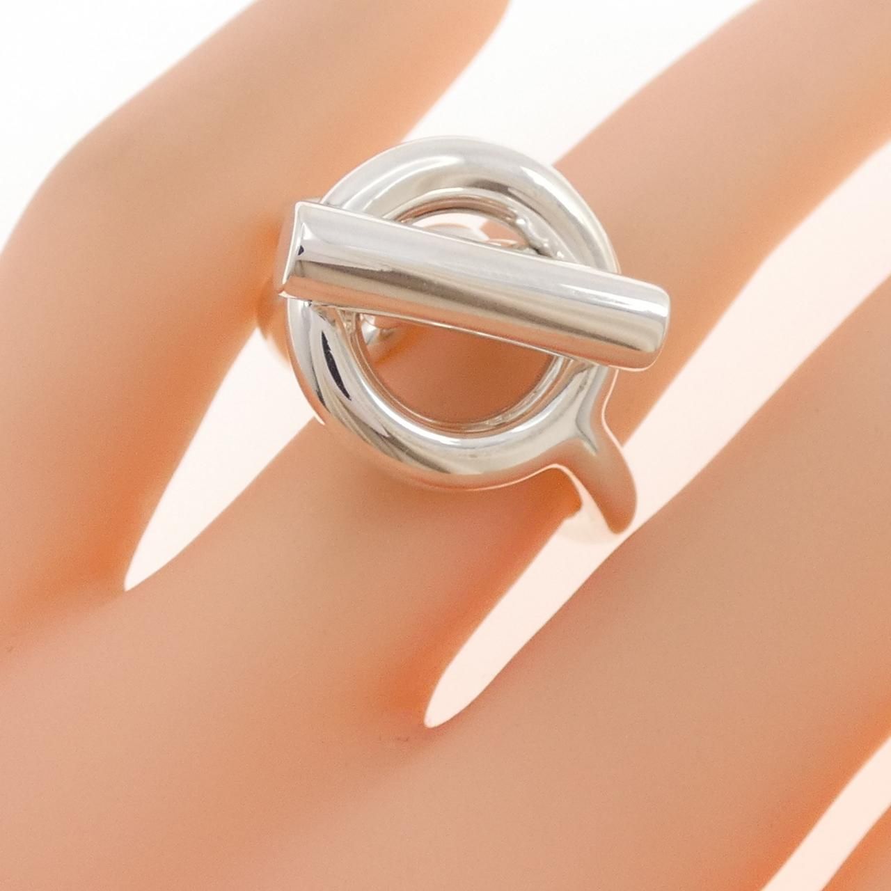 Hermes Croisette Ring Silver