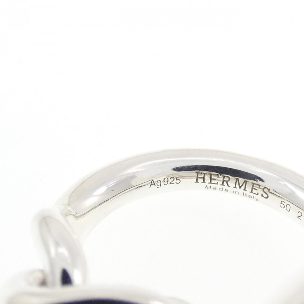 Hermes Croisette Ring Silver
