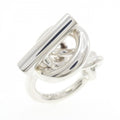 Hermes Croisette Ring Silver