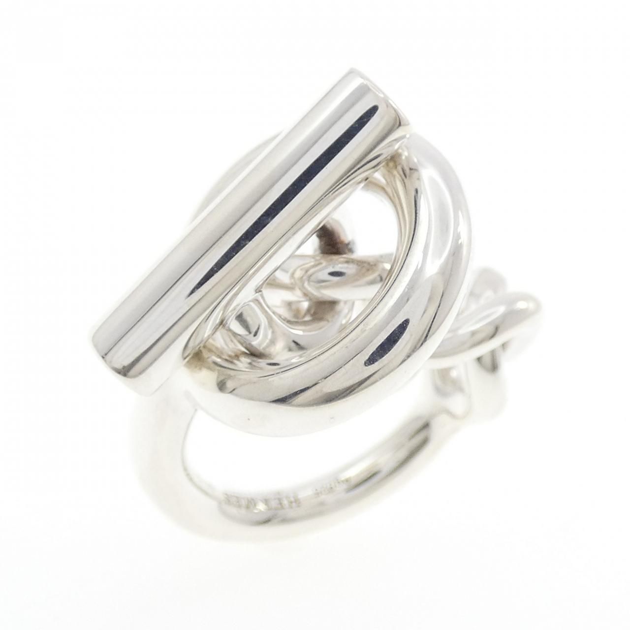 Hermes Croisette Ring Silver