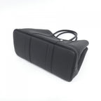 Hermes Garden Party 30 Black Silver Tote Bag
