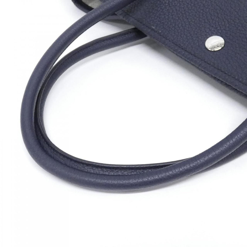 Hermes Garden Party 36 Blue Indigo Tote Bag
