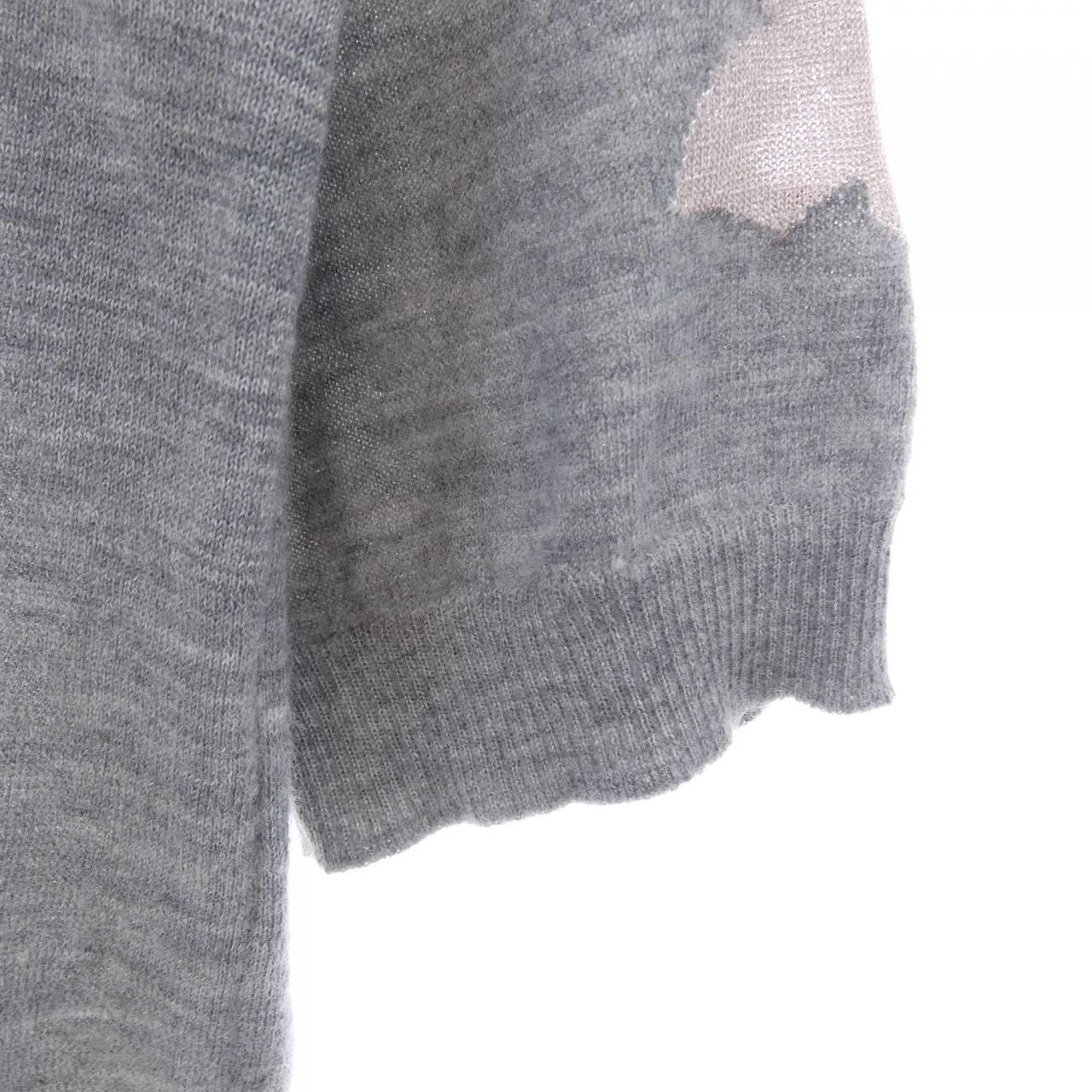 Chanel Knit Sweater Gray — view 6