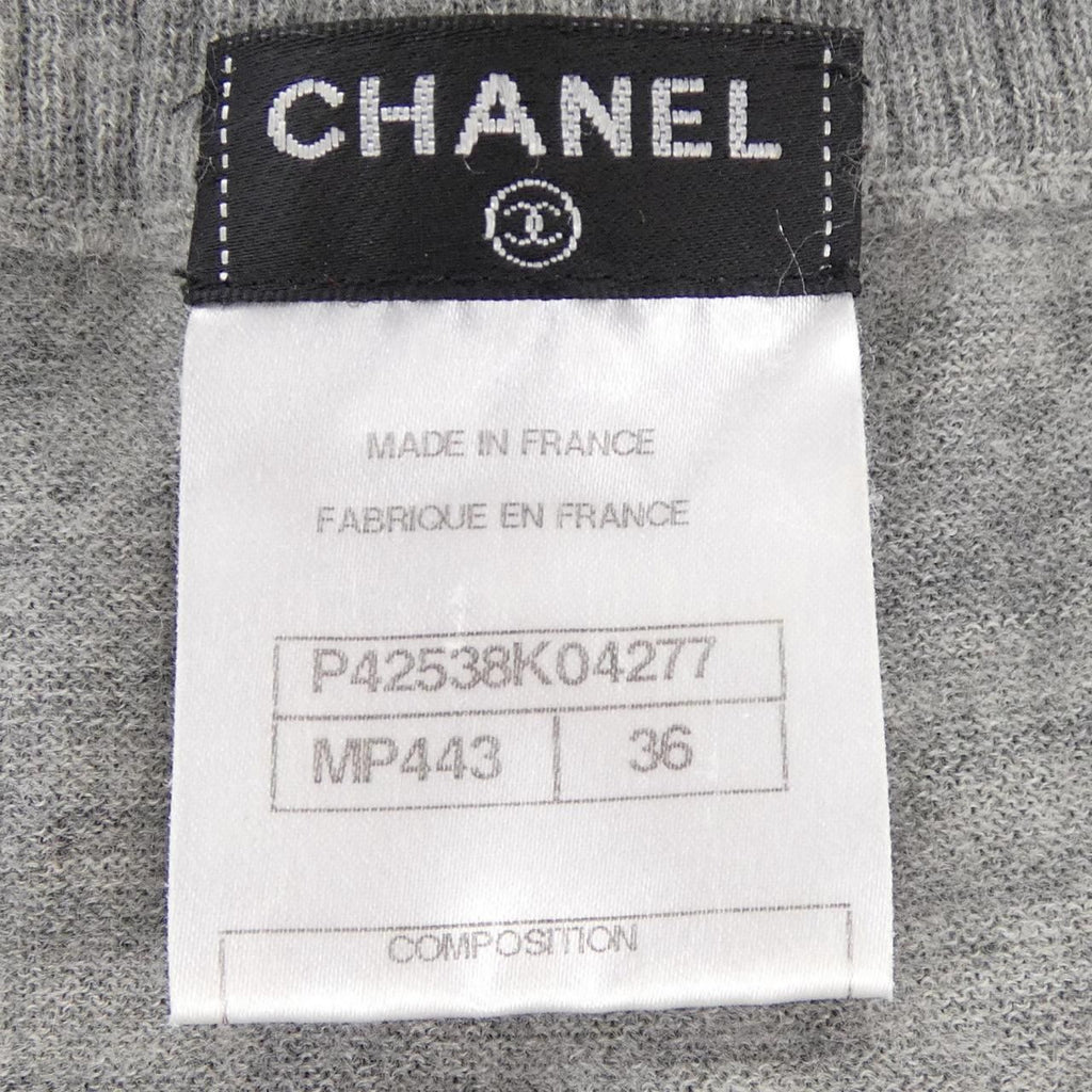 Chanel Knit Sweater Gray — view 4