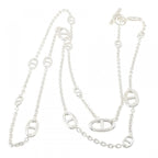 Hermes Farandole Necklace Silver