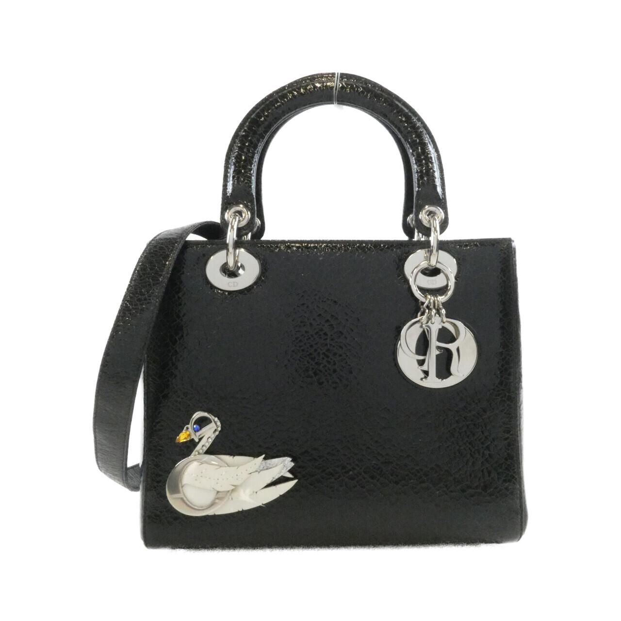 Dior Lady Dior Bag Handbag Black