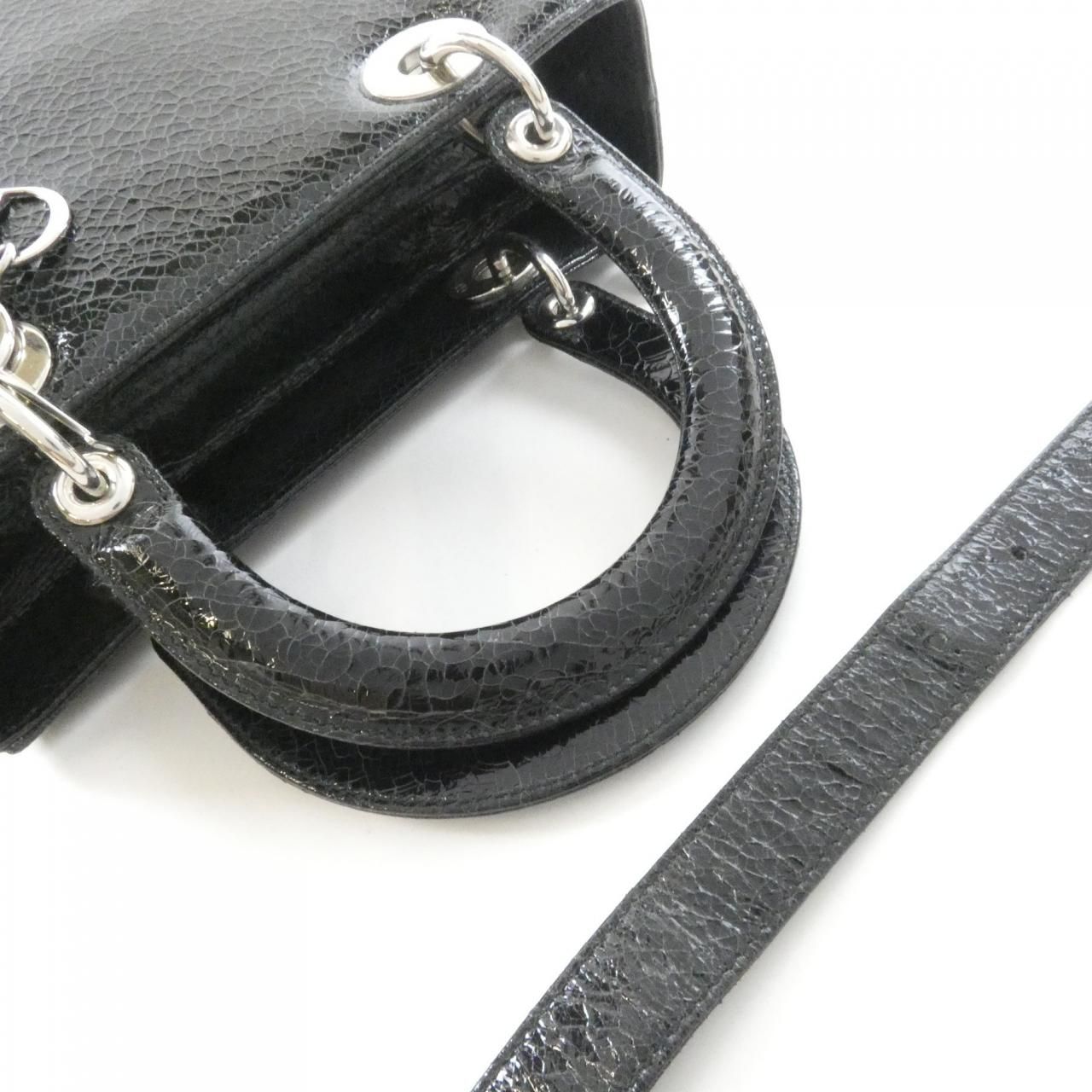 Dior Lady Dior Bag Handbag Black