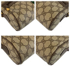 Gucci Vintage Sherry Line GG Supreme Canvas Shoulder Bag Pochette