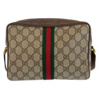 Gucci Vintage Sherry Line GG Supreme Canvas Shoulder Bag Pochette