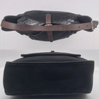 Hermes Canvas Marwari PM Shoulder Bag Black