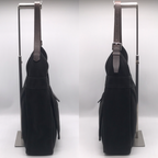 Hermes Canvas Marwari PM Shoulder Bag Black