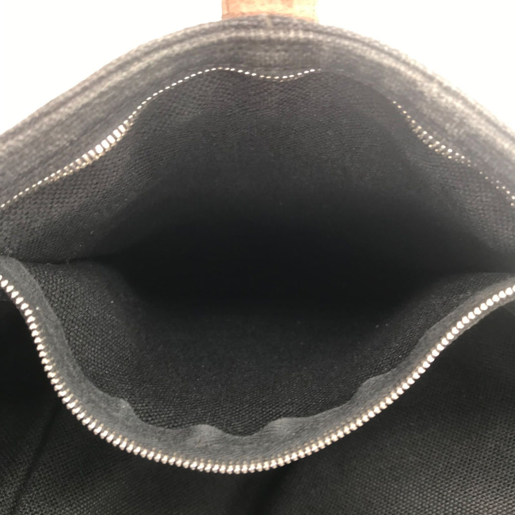 Hermes Canvas Marwari PM Shoulder Bag Black