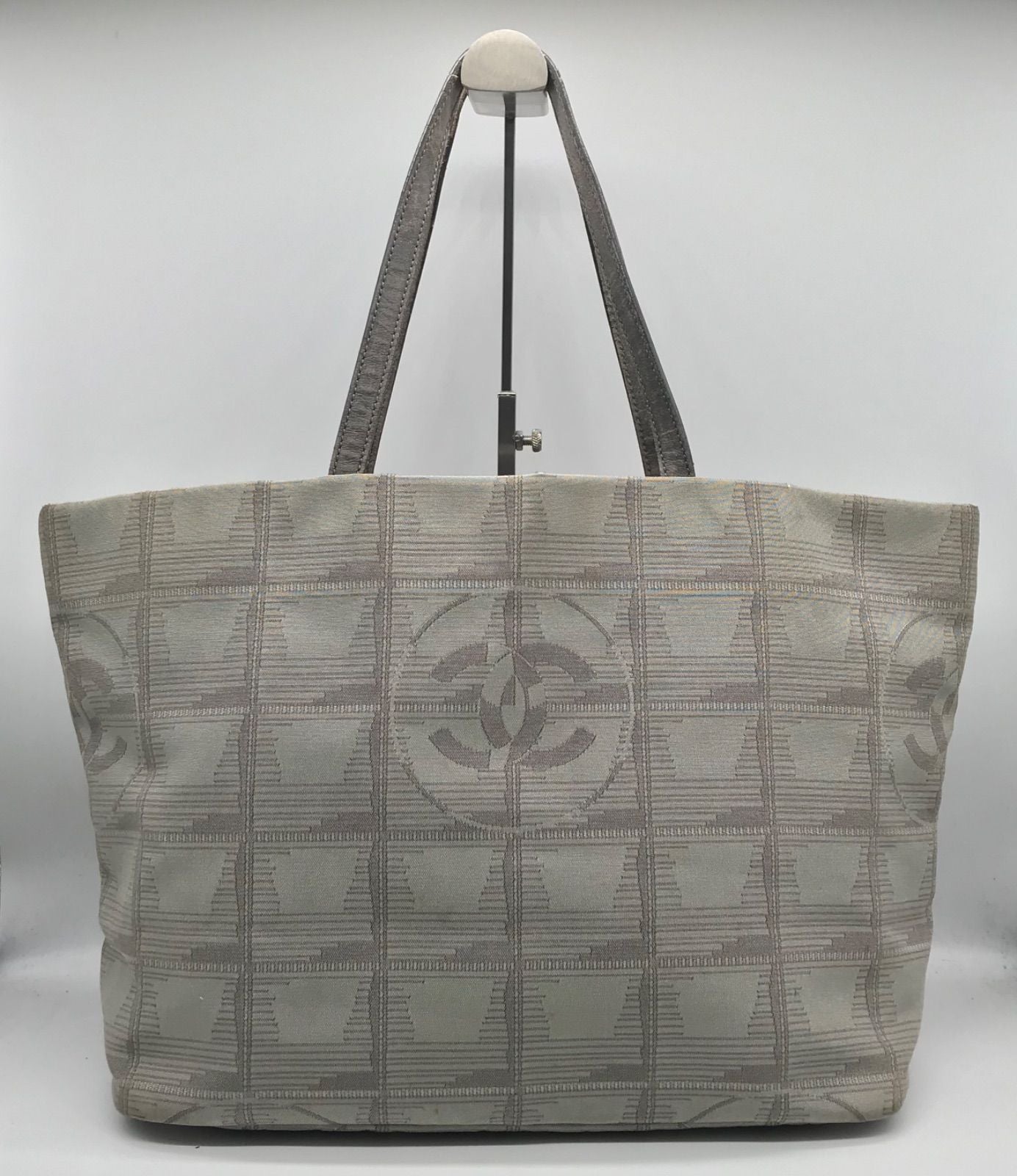Chanel New Travel Line Tote Bag Gray