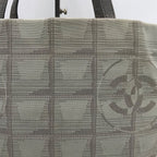 Chanel New Travel Line Tote Bag Gray — view 8