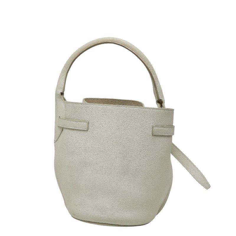 Celine Big Bag Bucket Nano Handbag White Leather