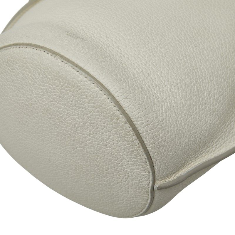 Celine Big Bag Bucket Nano Handbag White Leather