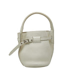Celine Big Bag Bucket Nano Handbag White Leather