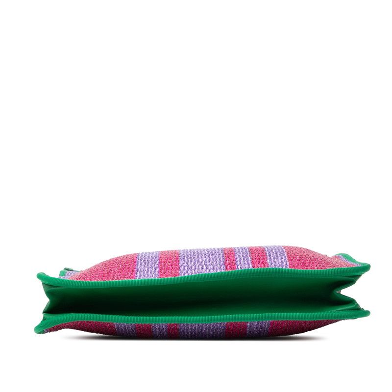 Gucci Children's Tote Bag Purple Green Fabric