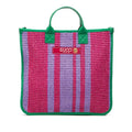 Gucci Children's Tote Bag Purple Green Fabric