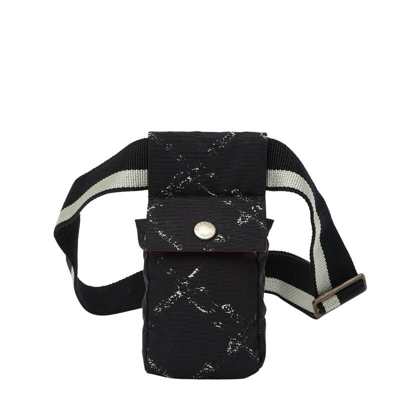 Chanel Travel Line Belt Bag Black Nylon