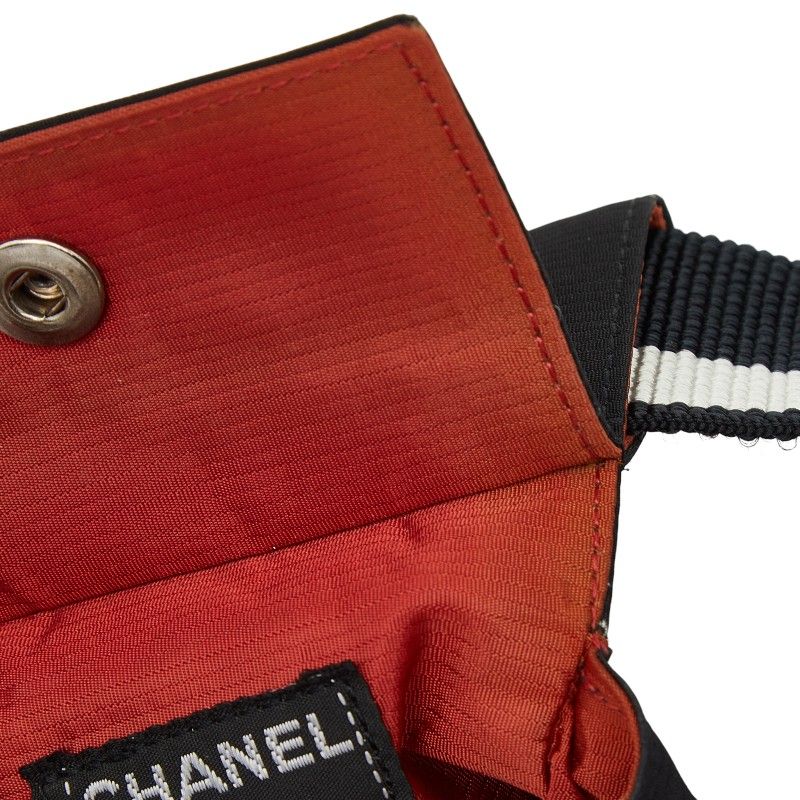 Chanel Travel Line Belt Bag Black Nylon