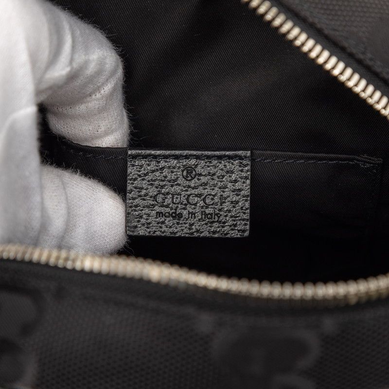 Gucci GG Nylon Off the Grid 2-Way Shoulder Bag Black