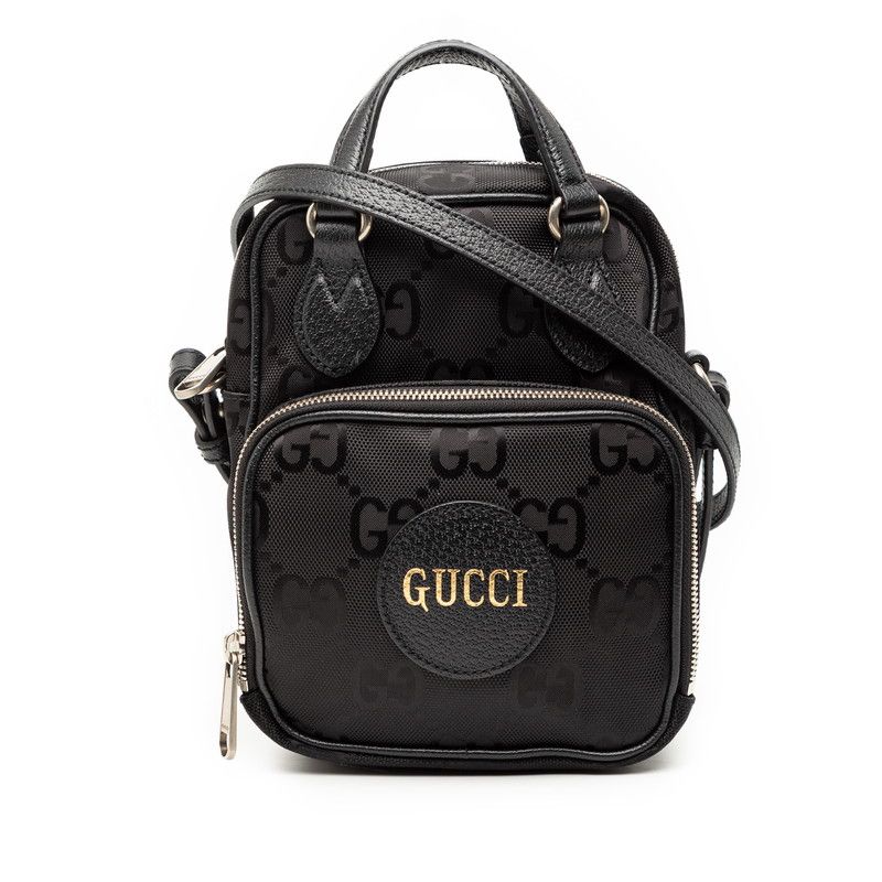 Gucci GG Nylon Off the Grid 2-Way Shoulder Bag Black