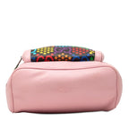 Gucci GG Psychedelic Backpack Pink Multicolor Leather