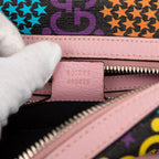 Gucci GG Psychedelic Backpack Pink Multicolor Leather