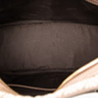Loewe Repeat Anagram Handbag Pink Beige White Canvas Leather