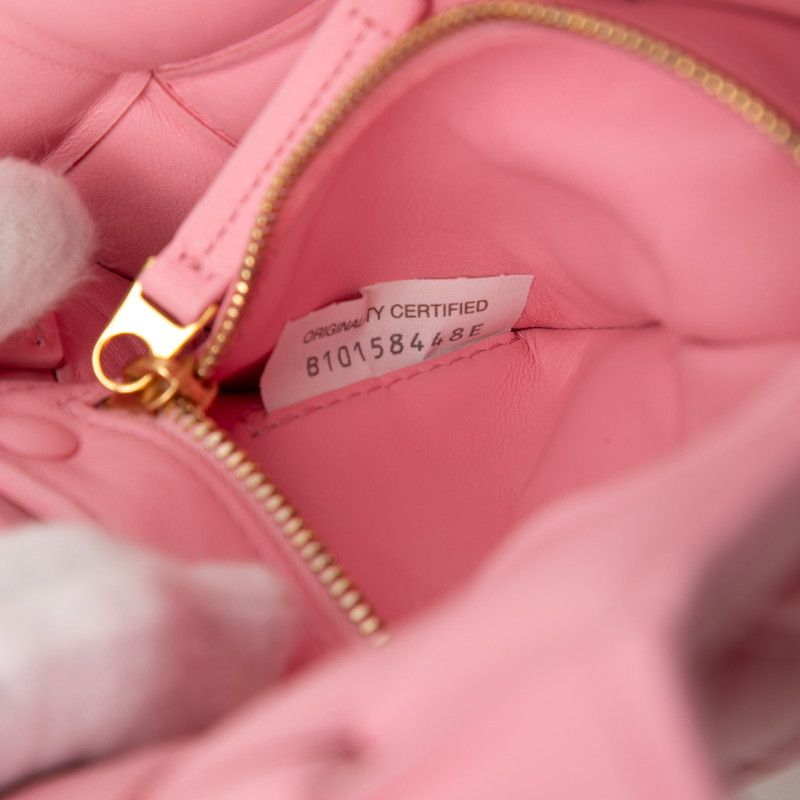 Bottega Veneta Maxi Intrecciato Padded Cassette Crossbody Shoulder Bag Pink