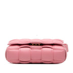 Bottega Veneta Maxi Intrecciato Padded Cassette Crossbody Shoulder Bag Pink