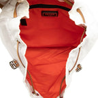 Prada Tessuto Shoulder Bag White Nylon Leather