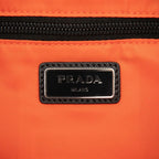 Prada Tessuto Shoulder Bag White Nylon Leather