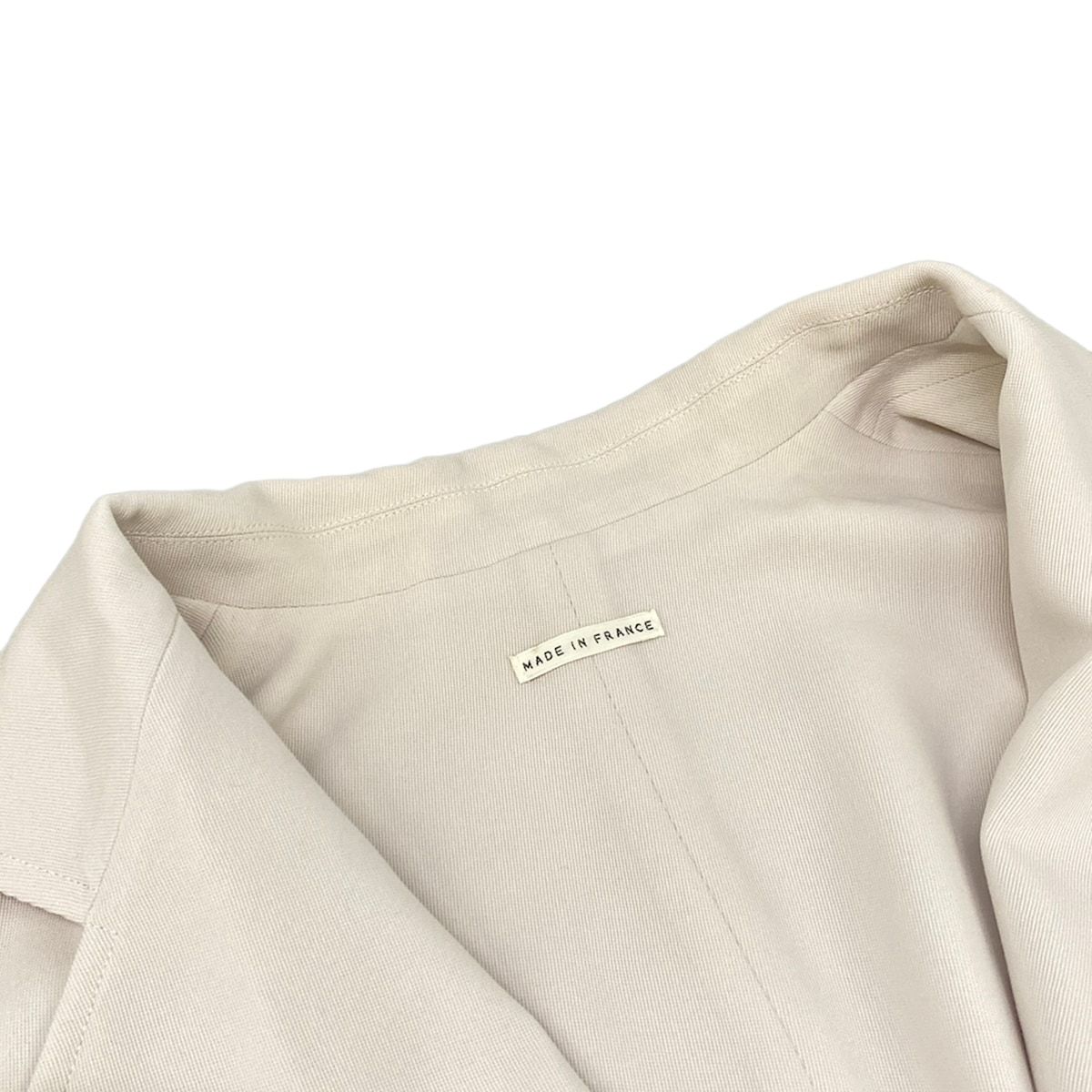 Hermes Skirt Suit Light Beige Wool — view 7