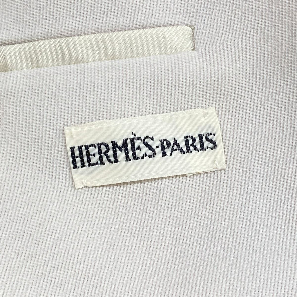Hermes Skirt Suit Light Beige Wool — view 3