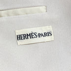 Hermes Skirt Suit Light Beige Wool — view 3