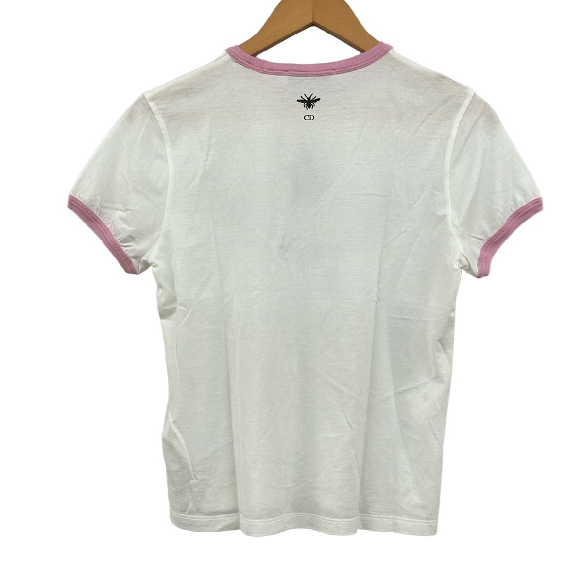 Dior Short Sleeve T-Shirt S White Pink Black Star — view 2