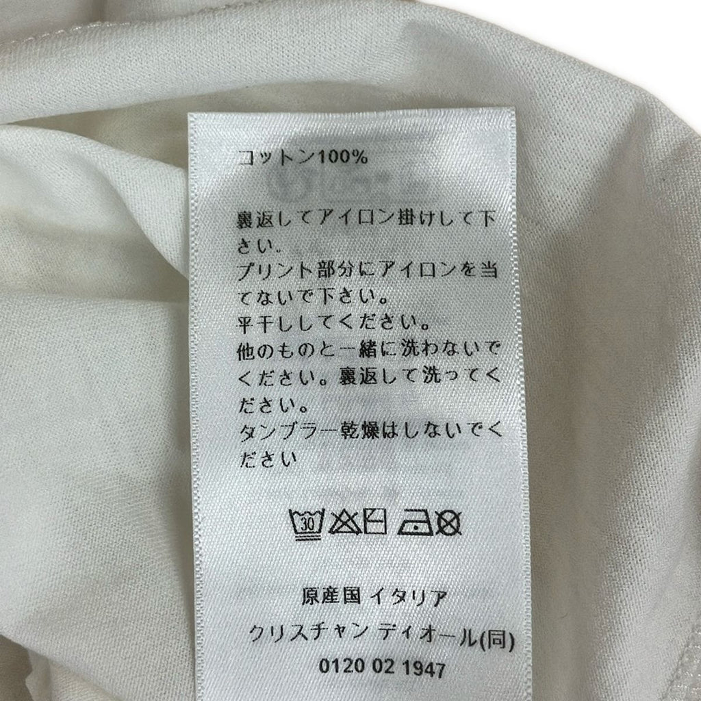 Dior Short Sleeve T-Shirt S White Pink Black Star — view 4