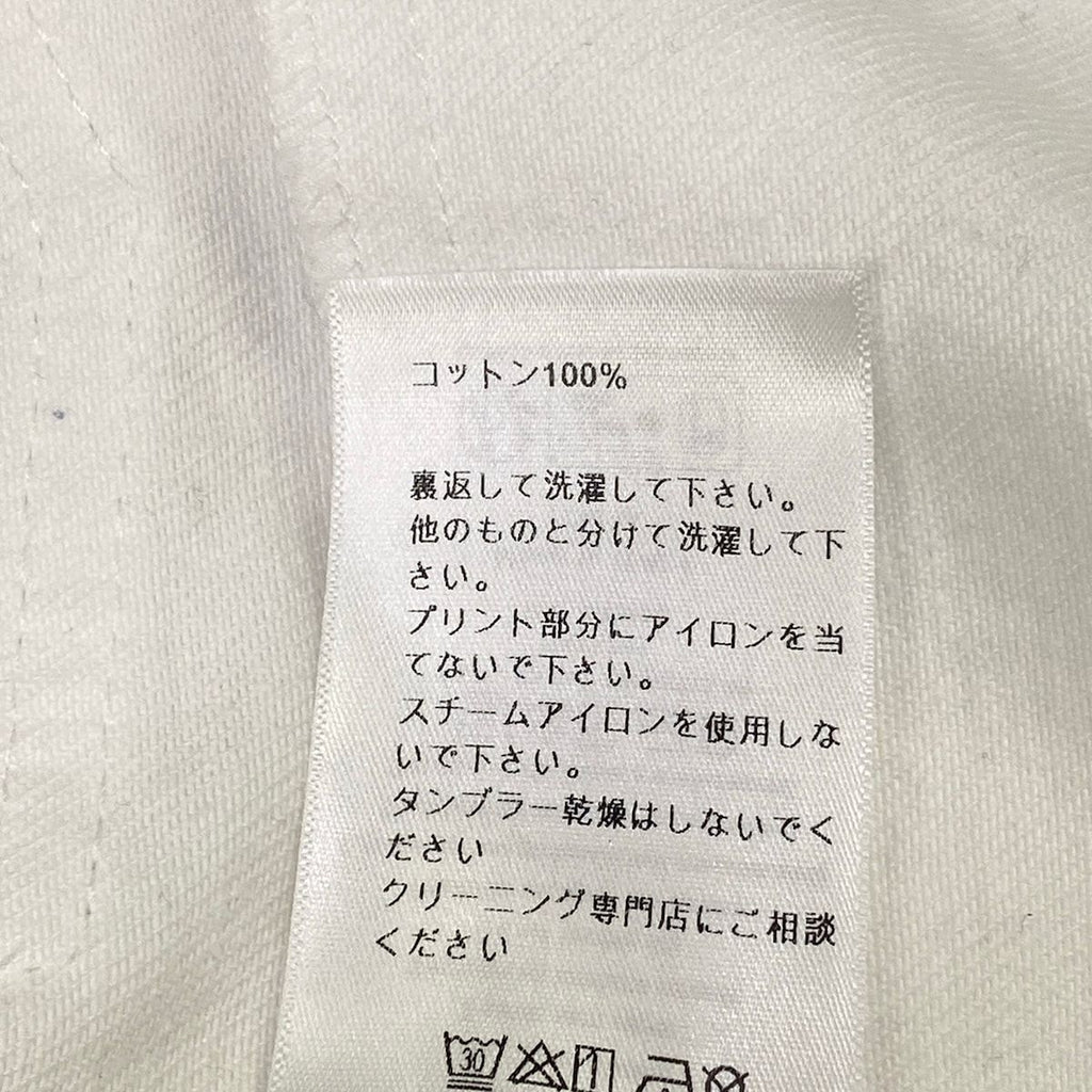 Dior Jacket M White Long Sleeve Autumn Spring Denim Miss Graffiti Cotton — view 4