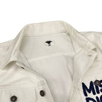 Dior Jacket M White Long Sleeve Autumn Spring Denim Miss Graffiti Cotton — view 8
