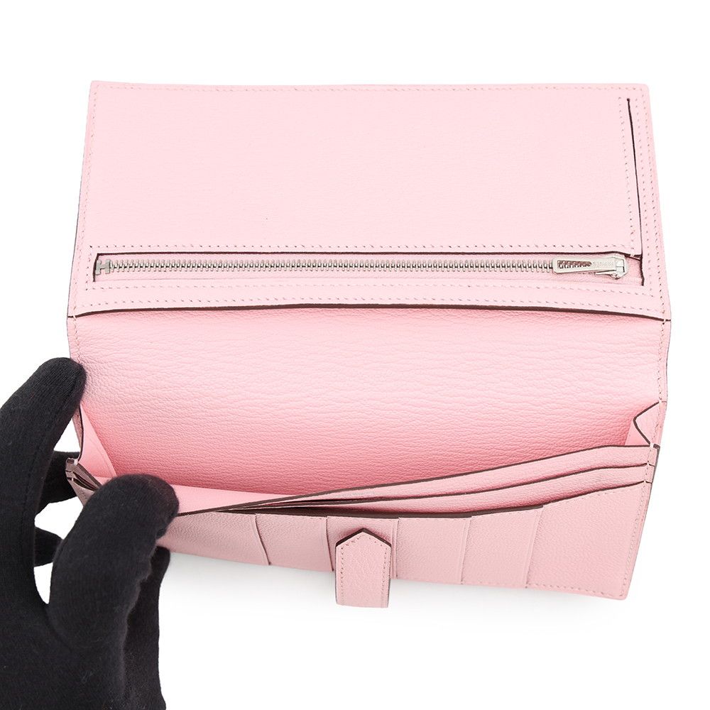 Hermes Wallet Bearn Souffle Ari Ro Zusakura Gold Chevre Mysore
