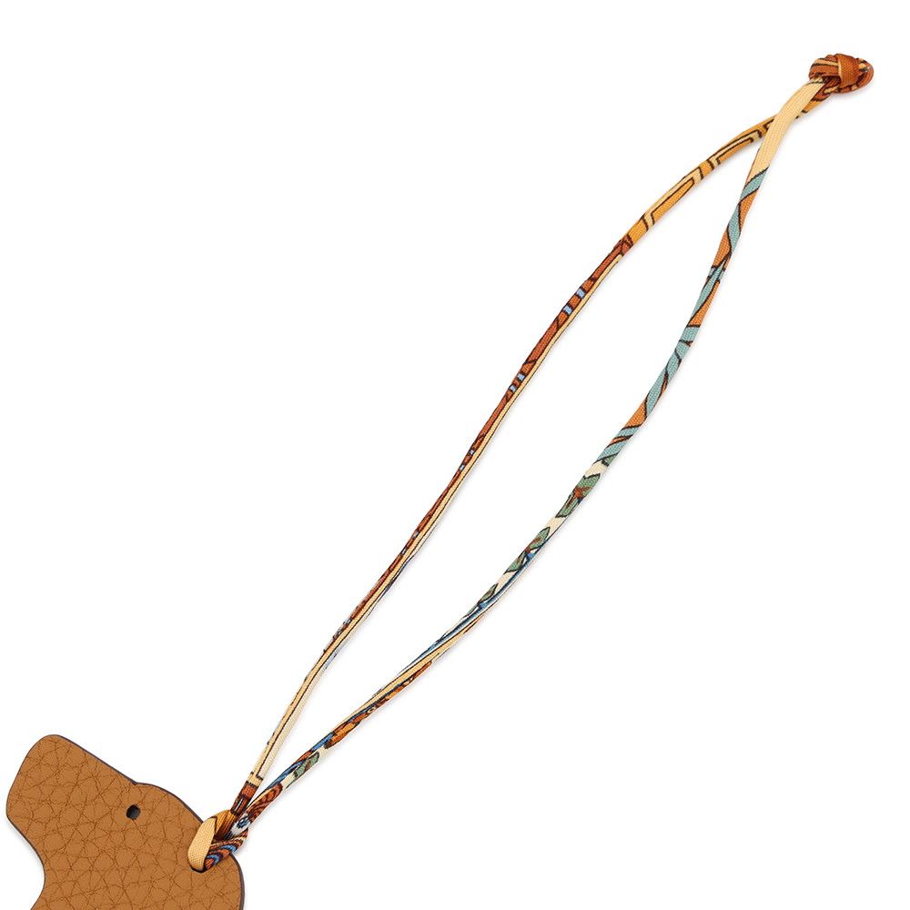 Hermes Bag Charm Petite Ash Labrador le Tofi Canopy Togo Chevre Mysore