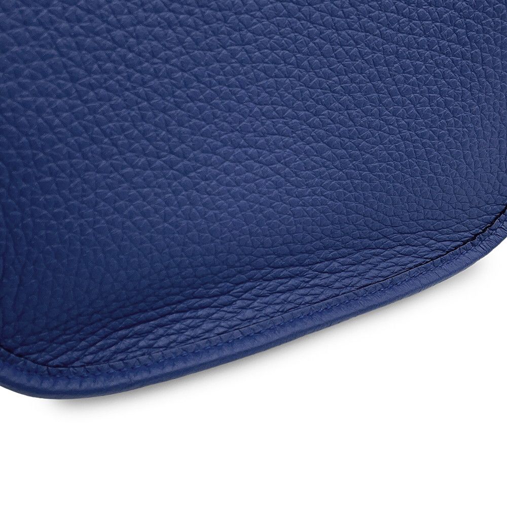 Hermes Shoulder Bag Evelyne TPM 111 Amazon Blue Tie Silver Taurillon Clemence